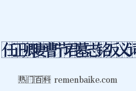 任正卿妻曹节君墓志铭反义词是什么意思的图片